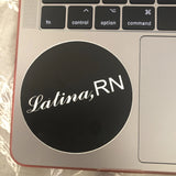 Latina, RN 3" x 3" Stickers